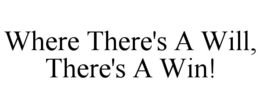 WHERE THERE'S A WILL, THERE'S A WIN! trademark