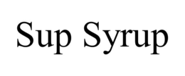 SUP SYRUP trademark