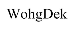 WOHGDEK trademark