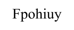FPOHIUY trademark