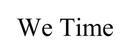 WE TIME trademark
