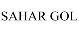 SAHAR GOL trademark