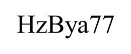 HZBYA77 trademark