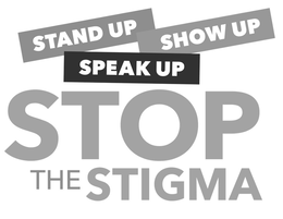 STAND UP SHOW UP SPEAK UP STOP THE STIGMA trademark