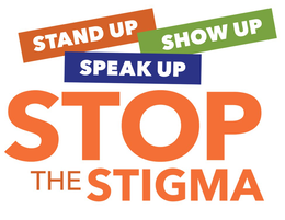 STAND UP SHOW UP SPEAK UP STOP THE STIGMA trademark