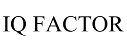 IQ FACTOR trademark