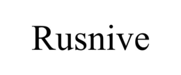 RUSNIVE trademark