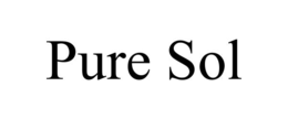 PURE SOL trademark