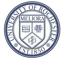 UNIVERSITY OF ROCHESTER EST. 1850 MELIORA ARS ET SCIENTIA MUS ICA MEDI CINA trademark