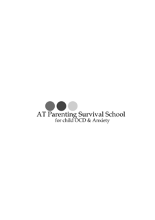 AT PARENTING SURVIVAL SCHOOL FOR CHILD OCD & ANXIETY trademark