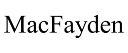 MACFAYDEN trademark