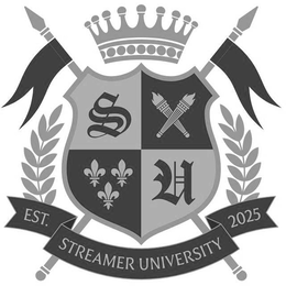 SU STREAMER UNIVERSITY EST. 2025 trademark