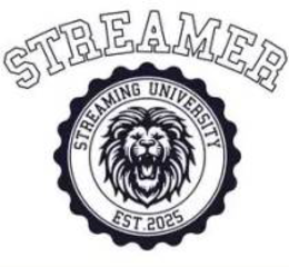 STREAMER STREAMING UNIVERSITY EST. 2025 trademark