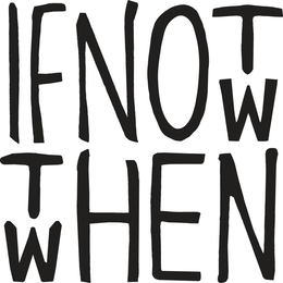 IF NOT NOW THEN WHEN trademark