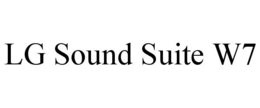 LG SOUND SUITE W7 trademark