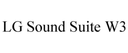 LG SOUND SUITE W3 trademark