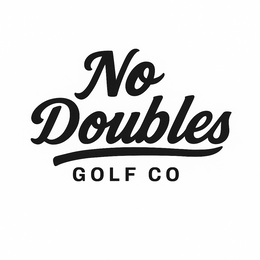 NO DOUBLES GOLF CO trademark