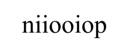 NIIOOIOP trademark