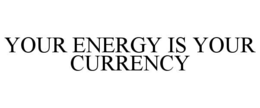 YOUR ENERGY IS YOUR CURRENCY trademark