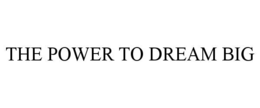 THE POWER TO DREAM BIG trademark