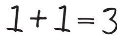 1+1=3 trademark