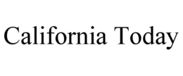 CALIFORNIA TODAY trademark