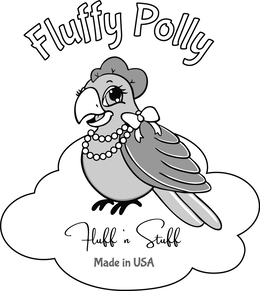 FLUFFY POLLY FLUFF 'N STUFF MADE IN USA trademark