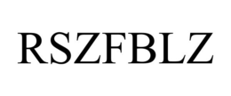 RSZFBLZ trademark