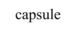 CAPSULE trademark
