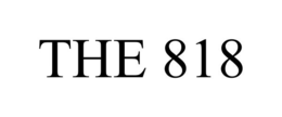 THE 818 trademark