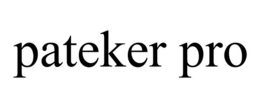PATEKER PRO trademark