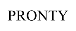 PRONTY trademark