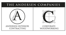 A C THE ANDERSEN COMPANIES ANDERSEN INTERIOR CONTRACTING CORPORATE WOODWORKING trademark
