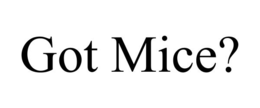 GOT MICE? trademark