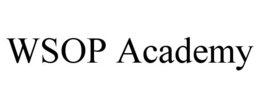 WSOP ACADEMY trademark