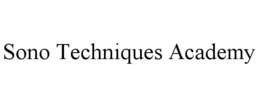 SONO TECHNIQUES ACADEMY trademark