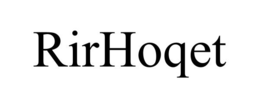 RIRHOQET trademark