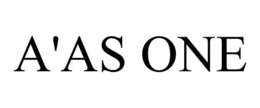 A'AS ONE trademark