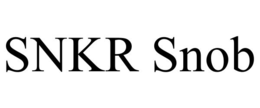 SNKR SNOB trademark