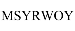 MSYRWOY trademark