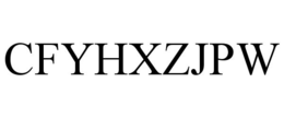 CFYHXZJPW trademark