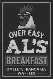 OVER EASY AL'S BREAKFAST OMELETS PANCAKES WAFFLES trademark