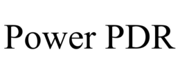 POWER PDR trademark