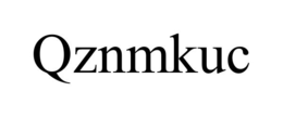 QZNMKUC trademark