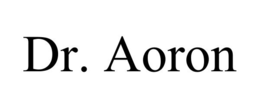 DR. AORON trademark