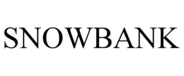 SNOWBANK trademark