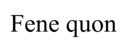 FENE QUON trademark