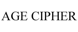 AGE CIPHER trademark
