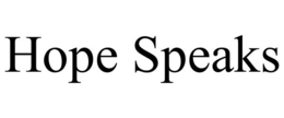 HOPE SPEAKS trademark