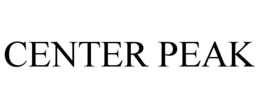 CENTER PEAK trademark